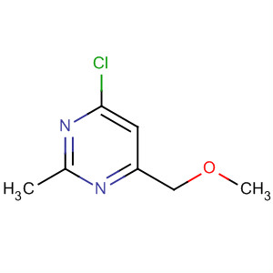 4-Chloro-6-methoxymethyl-2-methyl-pyrimidineStructure,3122-81-4Structure 4-Chloro-6-methoxymethyl-2-methyl-pyrimidine Structure,3122-81-4Structure