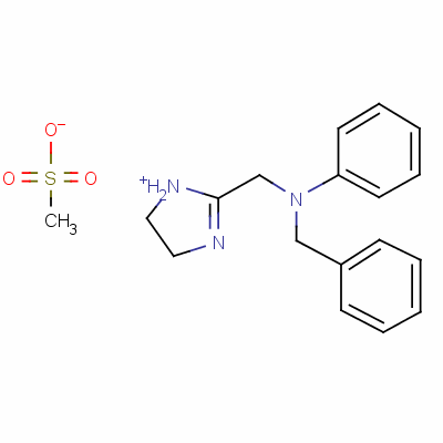 2-Phenylbenzylaminomethylimidazoline methanesulfonateStructure,3131-32-6Structure 2-Phenylbenzylaminomethylimidazoline methanesulfonate Structure,3131-32-6Structure