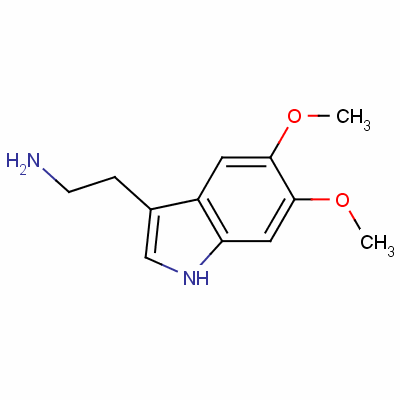 5,6-Dimethoxy-1h-indole-3-ethylamineStructure,31363-68-5Structure 5,6-Dimethoxy-1h-indole-3-ethylamine Structure,31363-68-5Structure