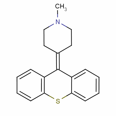 PimethixeneStructure,314-03-4Structure Pimethixene Structure,314-03-4Structure