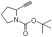 1-Pyrrolidinecarboxylic acid, 2-ethynyl-, 1,1-dimethylethyl esterStructure,316141-37-4Structure 1-Pyrrolidinecarboxylic acid, 2-ethynyl-, 1,1-dimethylethyl ester Structure,316141-37-4Structure