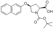 (2S,4s)-1-(tert-butoxycarbonyl)-4-(2-naphthyloxy)-2-pyrrolidinecarboxylic acidStructure,317357-42-9Structure (2S,4s)-1-(tert-butoxycarbonyl)-4-(2-naphthyloxy)-2-pyrrolidinecarboxylic acid Structure,317357-42-9Structure
