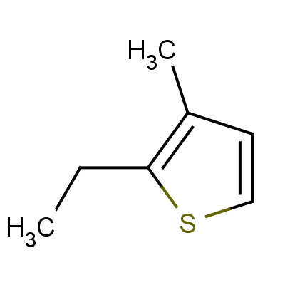 2-乙基-3-甲基噻吩結構式_31805-48-8結構式
