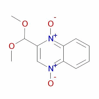 2-(Dimethoxymethyl)quinoxaline 1,4-dioxideStructure,32065-66-0Structure 2-(Dimethoxymethyl)quinoxaline 1,4-dioxide Structure,32065-66-0Structure