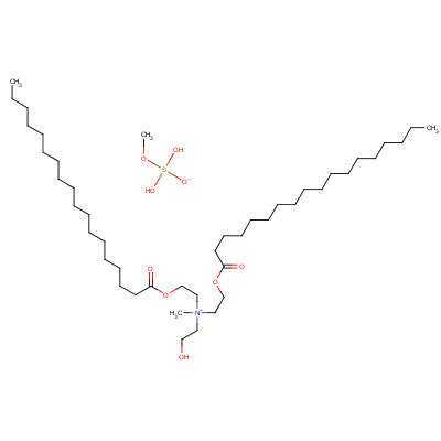 (2-Hydroxyethyl)methylbis(2-((1-oxooctadecyl)oxy)ethyl)ammonium methyl sulphateStructure,32208-04-1Structure (2-Hydroxyethyl)methylbis(2-((1-oxooctadecyl)oxy)ethyl)ammonium methyl sulphate Structure,32208-04-1Structure