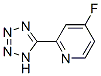 Pyridine,4-fluoro-2-(1h-tetrazol -5-yl )- (9ci)Structure,323202-75-1Structure Pyridine,4-fluoro-2-(1h-tetrazol -5-yl )- (9ci) Structure,323202-75-1Structure