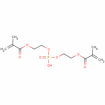 Bis(2-methacryloxyethyl) phosphateStructure,32435-46-4Structure Bis(2-methacryloxyethyl) phosphate Structure,32435-46-4Structure