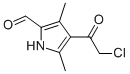1H-pyrrole-2-carboxaldehyde,4-(chloroacetyl)-3,5-dimethyl-(9ci)Structure,324570-85-6Structure 1H-pyrrole-2-carboxaldehyde,4-(chloroacetyl)-3,5-dimethyl-(9ci) Structure,324570-85-6Structure
