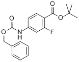 Tert-butyl 4-benzyloxycarbonylamino-2-fluoro-benzoateStructure,324788-98-9Structure Tert-butyl 4-benzyloxycarbonylamino-2-fluoro-benzoate Structure,324788-98-9Structure