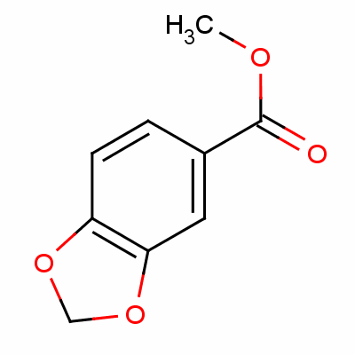 Methyl 1,3-benzodioxole-5-carboxylateStructure,326-56-7Structure Methyl 1,3-benzodioxole-5-carboxylate Structure,326-56-7Structure