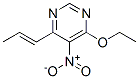 Pyrimidine, 4-ethoxy-5-nitro-6-(1e)-1-propenyl- (9ci)Structure,326832-03-5Structure Pyrimidine, 4-ethoxy-5-nitro-6-(1e)-1-propenyl- (9ci) Structure,326832-03-5Structure