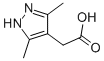 (3,5-Dimethyl-1h-pyrazol-4-yl)acetic acidStructure,32701-75-0Structure (3,5-Dimethyl-1h-pyrazol-4-yl)acetic acid Structure,32701-75-0Structure