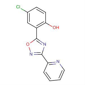 3-(吡啶-2-基)-5-(5-氯-2-羥基苯基)-1,2,4-噁二唑結(jié)構(gòu)式_327056-42-8結(jié)構(gòu)式