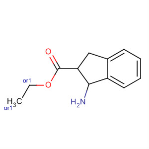 (1r,2s)-rel-(9ci)-1-氨基-2,3-二氫-1H-茚-2-羧酸乙酯結(jié)構(gòu)式_327178-47-2結(jié)構(gòu)式