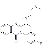 2-(1-(2-(二甲基氨基)乙基氨基)乙基)-3-(4-氟苯基)喹唑啉-4(3H)-酮結(jié)構(gòu)式_329190-50-3結(jié)構(gòu)式