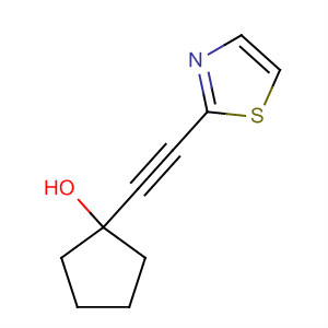 Cyclopentanol ,1-(2-thiazolylethynyl)-(9ci)Structure,329202-29-1Structure Cyclopentanol ,1-(2-thiazolylethynyl)-(9ci) Structure,329202-29-1Structure
