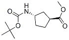 (1S,3s)-n-boc-1-aminocyclopentane-3-carboxylic acid methyl esterStructure,329910-39-6Structure (1S,3s)-n-boc-1-aminocyclopentane-3-carboxylic acid methyl ester Structure,329910-39-6Structure