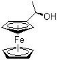 (S)-1-二茂鐵基乙醇結(jié)構(gòu)式_33136-66-2結(jié)構(gòu)式