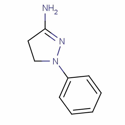 3-Amino-4,5-dihydro-1-phenylpyrazoleStructure,3314-35-0Structure 3-Amino-4,5-dihydro-1-phenylpyrazole Structure,3314-35-0Structure