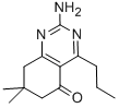 2-Amino-7,8-dihydro-7,7-dimethyl-4-propyl-5(6h)-quinazolinoneStructure,331966-05-3Structure 2-Amino-7,8-dihydro-7,7-dimethyl-4-propyl-5(6h)-quinazolinone Structure,331966-05-3Structure