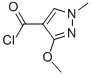 1H-pyrazole-4-carbonyl chloride,3-methoxy-1-methyl-(9ci)Structure,332070-70-9Structure 1H-pyrazole-4-carbonyl chloride,3-methoxy-1-methyl-(9ci) Structure,332070-70-9Structure