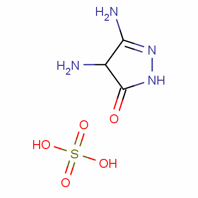 4,5-Diamino-2,4-dihydro-3-oxopyrazole sulphateStructure,33295-85-1Structure 4,5-Diamino-2,4-dihydro-3-oxopyrazole sulphate Structure,33295-85-1Structure