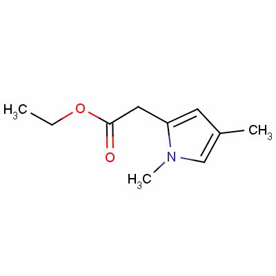 Ethyl 2-(1,4-dimethyl-1h-pyrrol-2-yl)acetate Structure,33369-47-0Structure