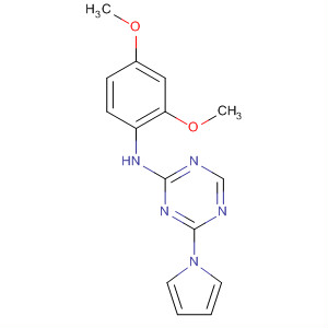 N-(2,4-二甲氧基苯基)-4-(1H-吡咯-1-基)-1,3,5-噻嗪-2-胺結(jié)構(gòu)式_333727-96-1結(jié)構(gòu)式