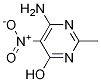6-Amino-2-methyl-5-nitropyrimidin-4(1h)-oneStructure,3346-57-4Structure 6-Amino-2-methyl-5-nitropyrimidin-4(1h)-one Structure,3346-57-4Structure