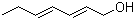 2,4-Heptadien-1-olStructure,33467-79-7Structure 2,4-Heptadien-1-ol Structure,33467-79-7Structure