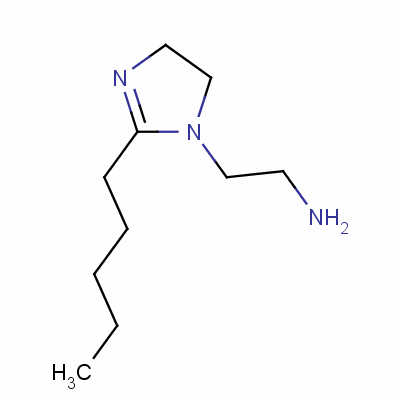 4,5-Dihydro-2-pentyl-1h-imidazole-1-ethylamineStructure,33906-22-8Structure 4,5-Dihydro-2-pentyl-1h-imidazole-1-ethylamine Structure,33906-22-8Structure
