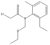 乙草胺結構式_34256-82-1結構式