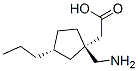 Cyclopentaneacetic acid,1-(aminomethyl)-3-propyl-,(1r,3r)-(9ci)Structure,342652-52-2Structure Cyclopentaneacetic acid,1-(aminomethyl)-3-propyl-,(1r,3r)-(9ci) Structure,342652-52-2Structure