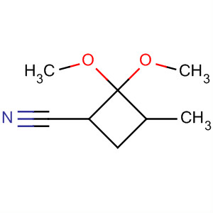 Cyclobutanecarbonitrile,2,2-dimethoxy-3-methyl-(9ci)Structure,344747-08-6Structure Cyclobutanecarbonitrile,2,2-dimethoxy-3-methyl-(9ci) Structure,344747-08-6Structure
