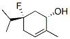 2-Cyclohexen-1-ol ,5-fluoro-2-methyl-5-(1-methylethyl)-,(1s,5s)-(9ci)Structure,345300-83-6Structure 2-Cyclohexen-1-ol ,5-fluoro-2-methyl-5-(1-methylethyl)-,(1s,5s)-(9ci) Structure,345300-83-6Structure