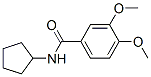 Benzamide,n-cyclopentyl-3,4-dimethoxy-(9ci)Structure,346692-84-0Structure Benzamide,n-cyclopentyl-3,4-dimethoxy-(9ci) Structure,346692-84-0Structure