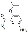 Benzoic acid,5-amino-2-(1-methylethoxy)-,methyl ester (9ci)Structure,346704-80-1Structure Benzoic acid,5-amino-2-(1-methylethoxy)-,methyl ester (9ci) Structure,346704-80-1Structure
