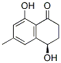 (4R)-6-甲基-4,8-二羥基-3,4-二氫萘-1(2H)-酮結構式_34987-22-9結構式