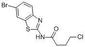 Butanamide,n-(6-bromo-2-benzothiazolyl)-4-chloro-Structure,352703-13-0Structure Butanamide,n-(6-bromo-2-benzothiazolyl)-4-chloro- Structure,352703-13-0Structure