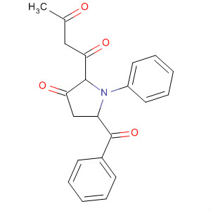 1-(5-Benzoyl-3-oxo-1-phenyl-2-pyrrolidinyl)-1,3-butanedioneStructure,35307-17-6Structure 1-(5-Benzoyl-3-oxo-1-phenyl-2-pyrrolidinyl)-1,3-butanedione Structure,35307-17-6Structure