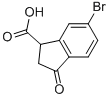 6-Bromo-2,3-dihydro-3-oxo-1h-indene-1-carboxylic acidStructure,354580-62-4Structure 6-Bromo-2,3-dihydro-3-oxo-1h-indene-1-carboxylic acid Structure,354580-62-4Structure