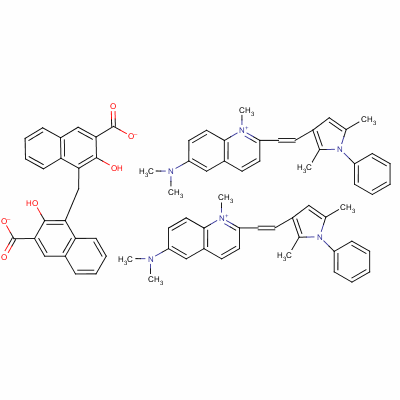 Pyrvinium pamoateStructure,3546-41-6Structure Pyrvinium pamoate Structure,3546-41-6Structure