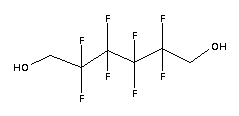 2,2,3,3,4,4,5,5-八氟-1,6-己二醇結(jié)構(gòu)式_355-74-8結(jié)構(gòu)式