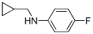 Benzenamine,n-(cyclopropylmethyl)-4-fluoro-(9ci)Structure,356539-43-0Structure Benzenamine,n-(cyclopropylmethyl)-4-fluoro-(9ci) Structure,356539-43-0Structure