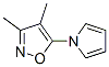 Isoxazole,3,4-dimethyl-5-(1h-pyrrol-1-yl)-(9ci)Structure,358332-84-0Structure Isoxazole,3,4-dimethyl-5-(1h-pyrrol-1-yl)-(9ci) Structure,358332-84-0Structure