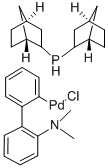 氯-(二-2-降冰片聚膦)( 2’-二甲基氨甲基二茂鐵-1-基)鈀(Ⅱ)結(jié)構(gòu)式_359803-53-5結(jié)構(gòu)式