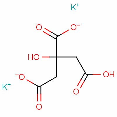 Dipotassium hydrogen citrateStructure,3609-96-9Structure Dipotassium hydrogen citrate Structure,3609-96-9Structure