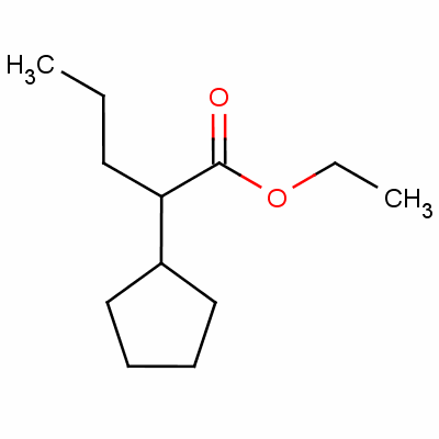 Ethyl alpha-propylcyclopentaneacetateStructure,36588-75-7Structure Ethyl alpha-propylcyclopentaneacetate Structure,36588-75-7Structure