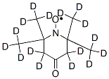 4-氧-2,2,6,6-四甲基哌啶-d16-1-氧自由基結(jié)構(gòu)式_36763-53-8結(jié)構(gòu)式