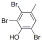 2,3,6-三溴-4-甲基苯酚結(jié)構(gòu)式_36776-51-9結(jié)構(gòu)式